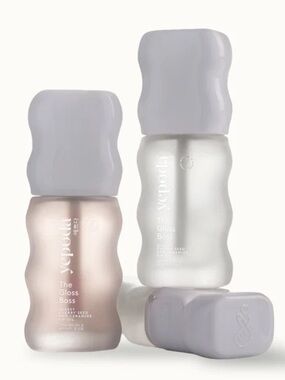 2 x Yepoda The Gloss Boss Hydrating Lip Gloss crystal clear and chemistry crush